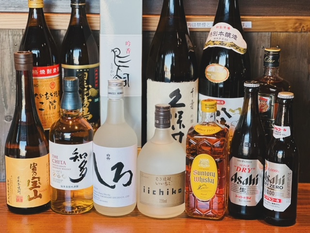 豊富なお酒ラインナップ